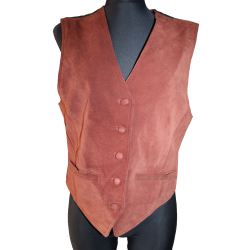 KAMIZELKA SKÓRA FRONT rozm. 34